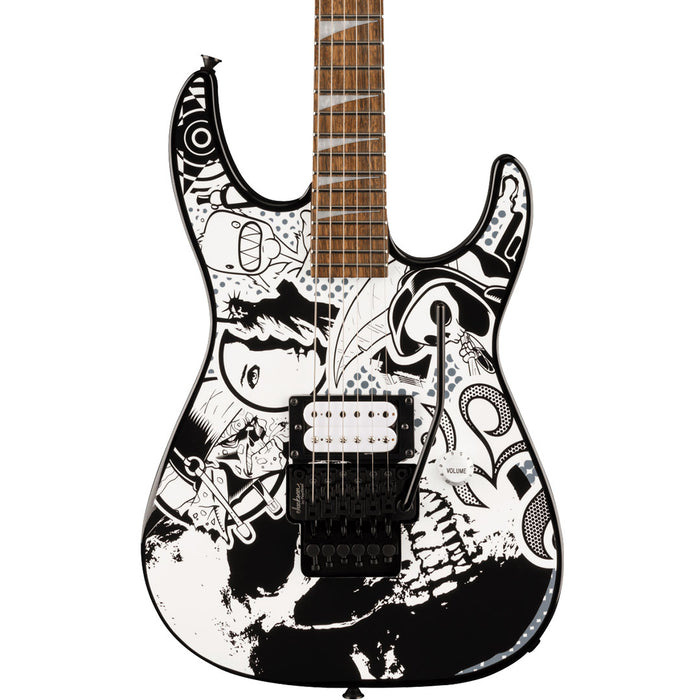 Guitarra Eléctrica Jackson X Series Dinky DK1 H con mástil de Laurel - Skull Kaos