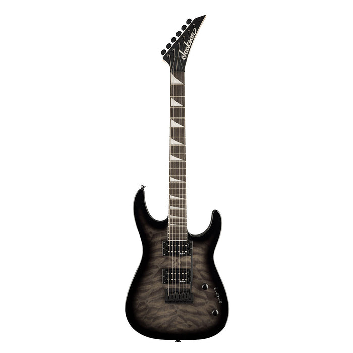 Guitarra Eléctrica Jackson JS Series Dinky JS20 DKQ 2PT con mástil de Amaranto - Transparent Black Burst