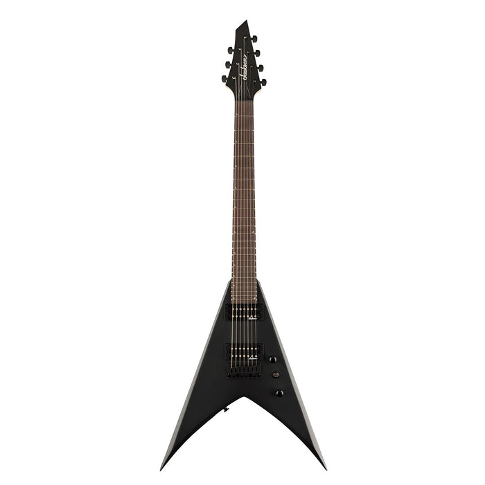 Guitarra Eléctrica Jackson JS Series King V JS22-7 KV HT de 7 cuerdas con mástil de Amaranto - Satin Black