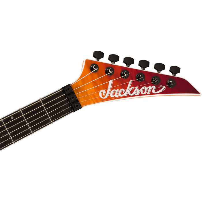 Guitarra Eléctrica Jackson Pro Plus Series Dinky DKAQ con mástil de ébano - Firestorm