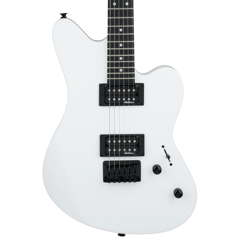 Guitarra Eléctrica Jackson JS Series Surfcaster™ JS22 HT con diapasón de Amaranto - Snow White