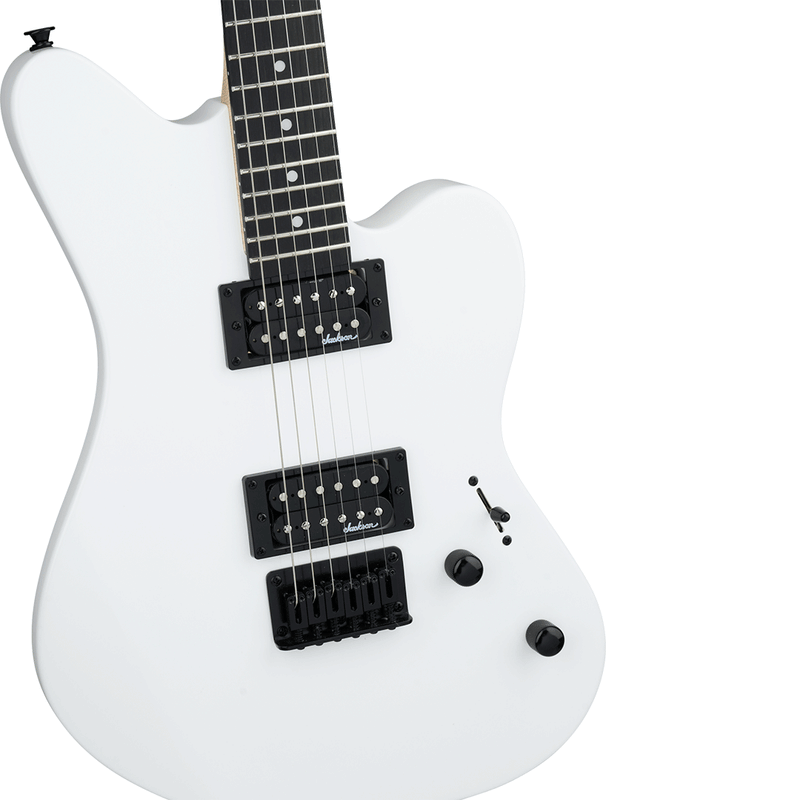 Guitarra Eléctrica Jackson JS Series Surfcaster™ JS22 HT con diapasón de Amaranto - Snow White
