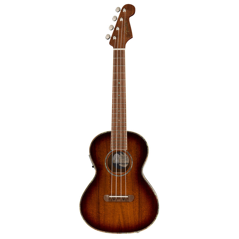 Ukelele Electroacústico Tenor Fender Montencito - Shaded Edge Burst