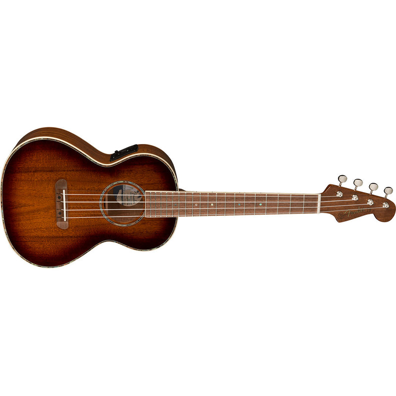 Ukelele Electroacústico Tenor Fender Montencito - Shaded Edge Burst