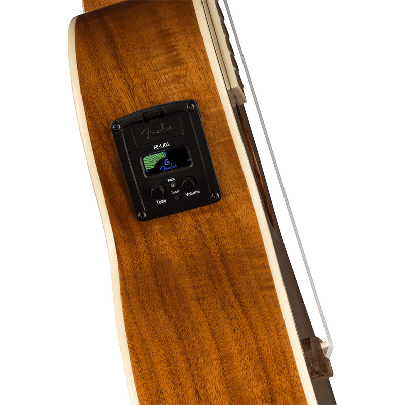 Ukelele Electroacústico Tenor Fender Montencito - Shaded Edge Burst