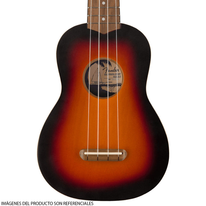 Ukulele Fender Venice Soprano - 2 Tone Sunburst