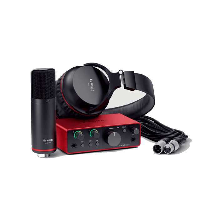 Pack de Home Studio Focusrite Scarlett Solo Studio (4ta Gen)
