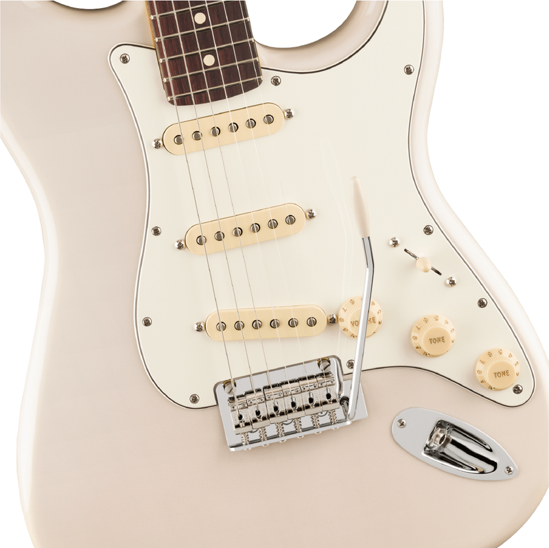 Guitarra Eléctrica Fender Player II Stratocaster con diapasón de Palisandro - White Blonde