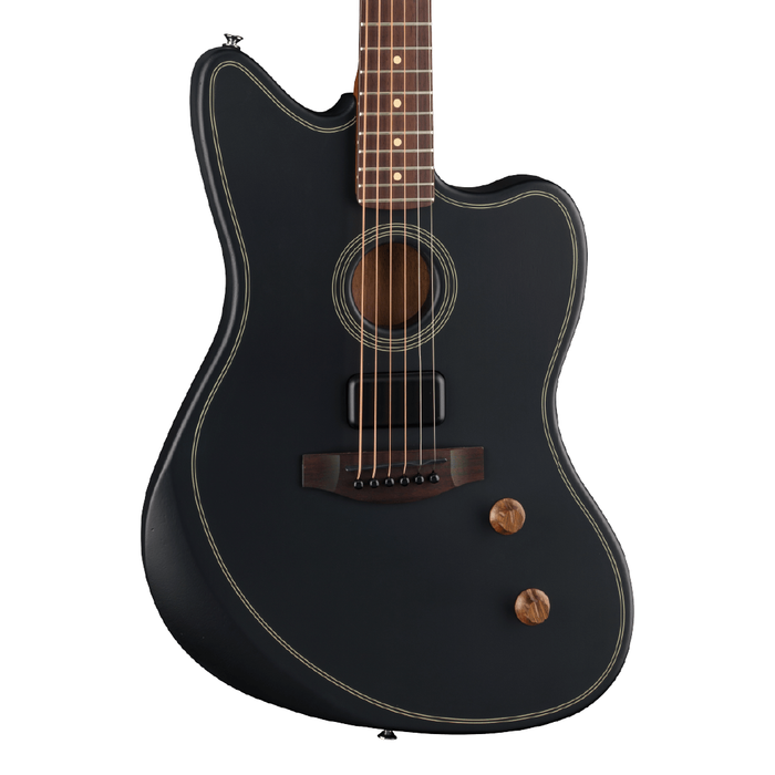 Guitarra Electroacústica Fender Acoustasonic Standard Jazzmaster - Black
