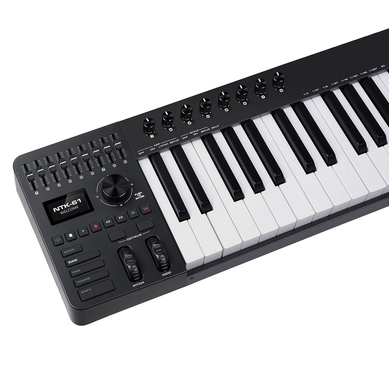Controlador MIDI NUX NTK-61 de 61 Teclas