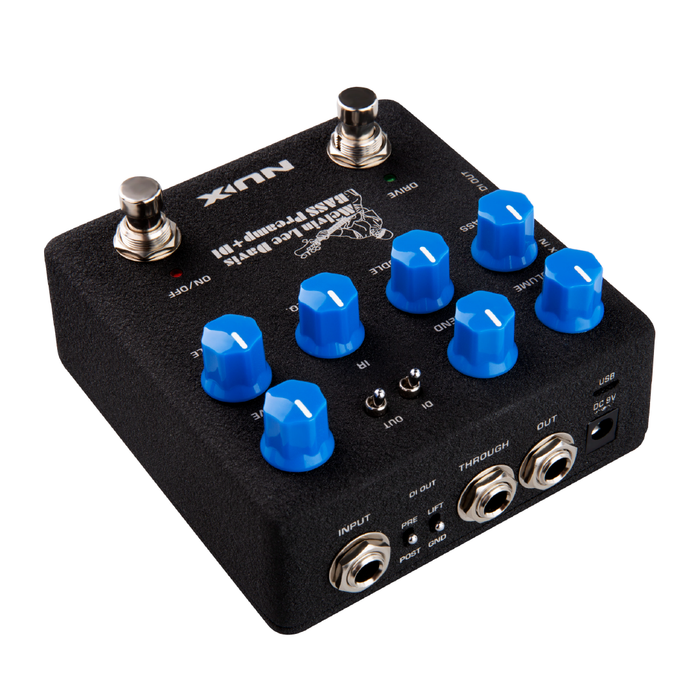Pedal Preamplificador NUX Melvin Lee Davis Bass Preamp + DI (NBP-5)