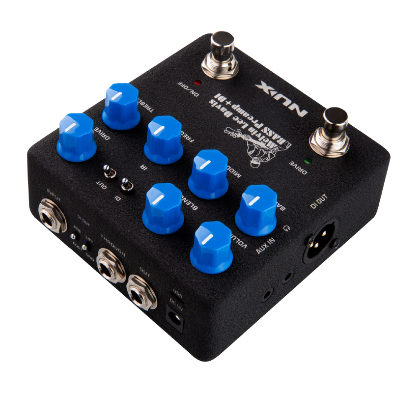 Pedal Preamplificador para Bajo NUX Melvin Lee Davis Signature Bass Preamp + DI (NBP-5)