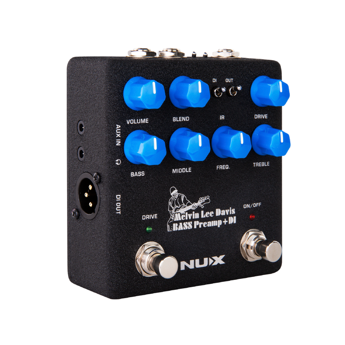 Pedal Preamplificador NUX Melvin Lee Davis Bass Preamp + DI (NBP-5)