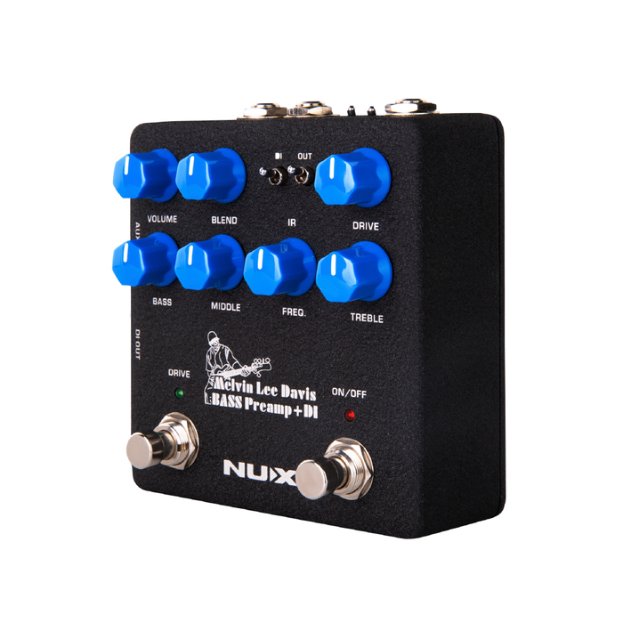 Pedal Preamplificador NUX Melvin Lee Davis Bass Preamp + DI (NBP-5)
