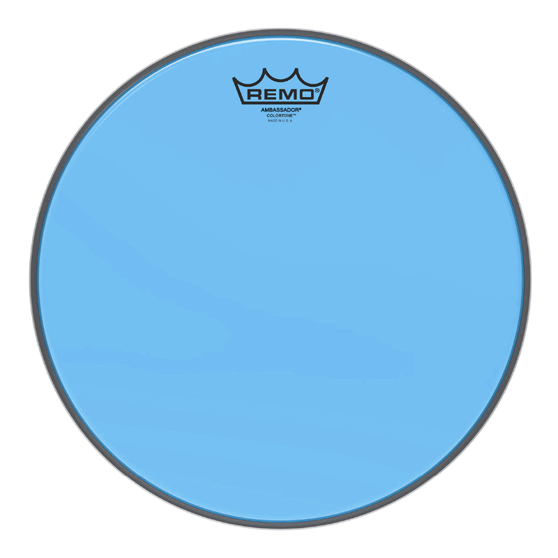 Parche de Batería Remo Ambassador Colortone BA-0314-CT-BU de 14" - Azul