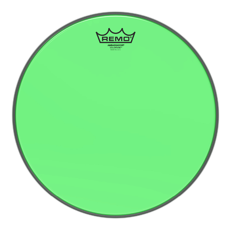 Parche de Batería Remo 14" Ambassador Colortone Verde BA-0314-CT-GN