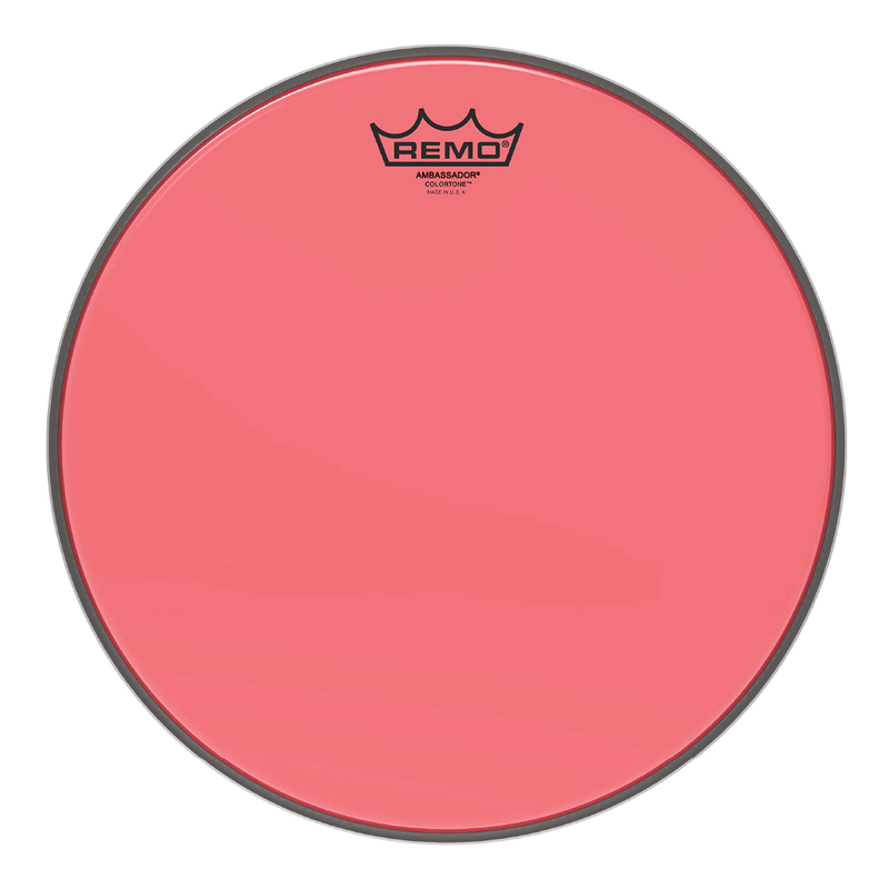 Parche de Batería Remo Ambassador Colortone BA-0314-CT-RD de 14" - Rojo