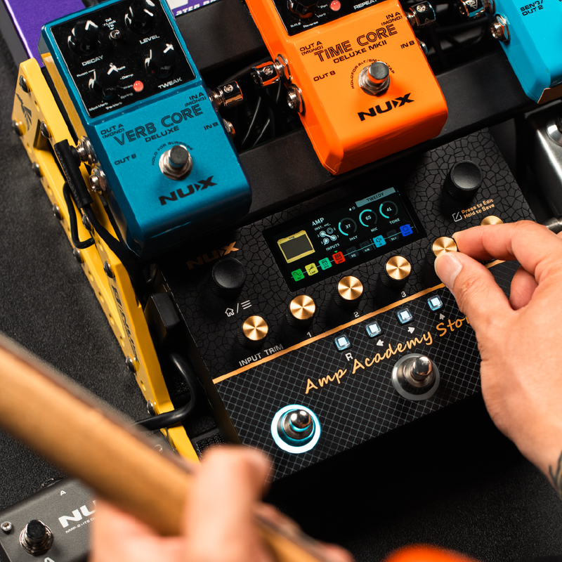 Pedalera Multiefectos NUX NMA-3AAP – Amp Academy Stomp