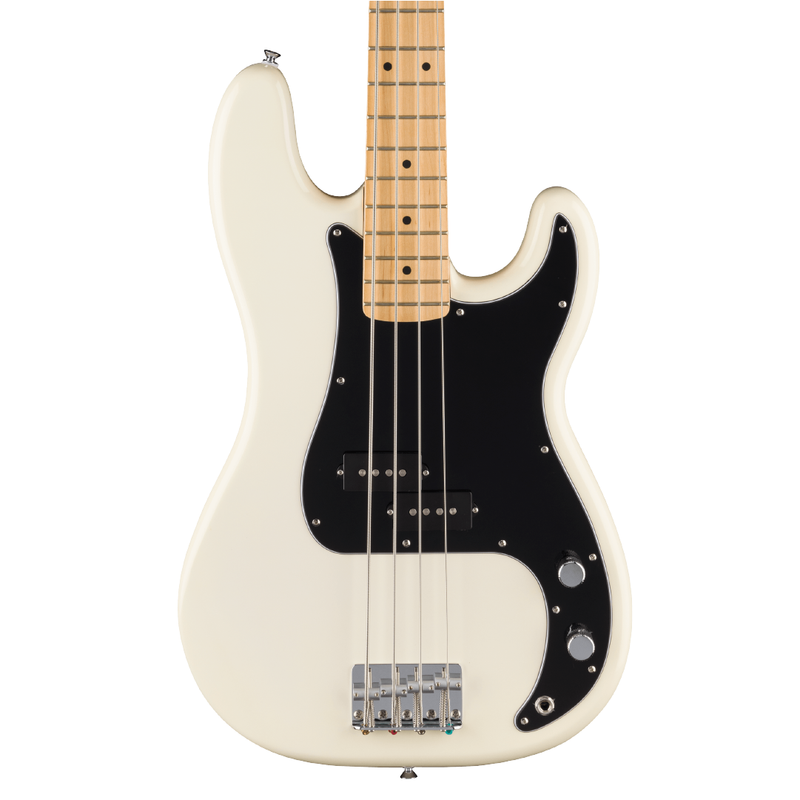 Bajo Eléctrico Fender Standard Precision Bass® con diapasón de Maple - Olympic White