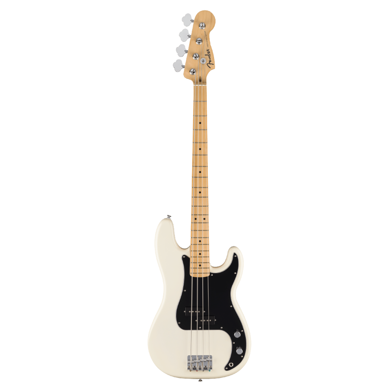 Bajo Eléctrico Fender Standard Precision Bass® con diapasón de Maple - Olympic White
