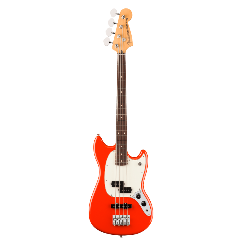 Bajo Eléctrico Fender Player II Mustang PJ Bass - diapasón de palorosa (rosewood), Coral Red