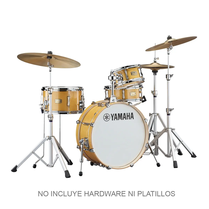 Batería Acústica Yamaha Stage Custom Hip (Shell Pack de 4 piezas) - Natural Wood - No incluye hardware ni platillos.
