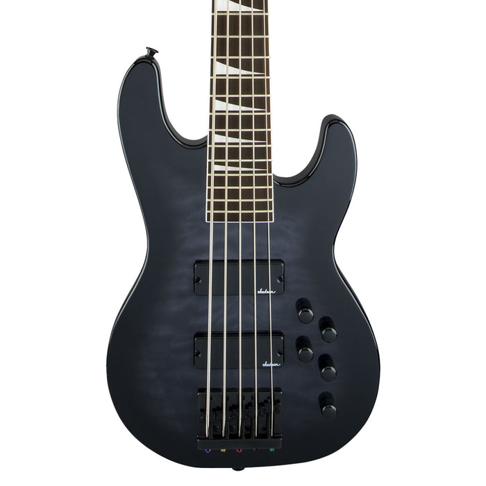 Bajo Eléctrico Jackson Series JS Concert Bass JS3VQ - Transparent Black Burst