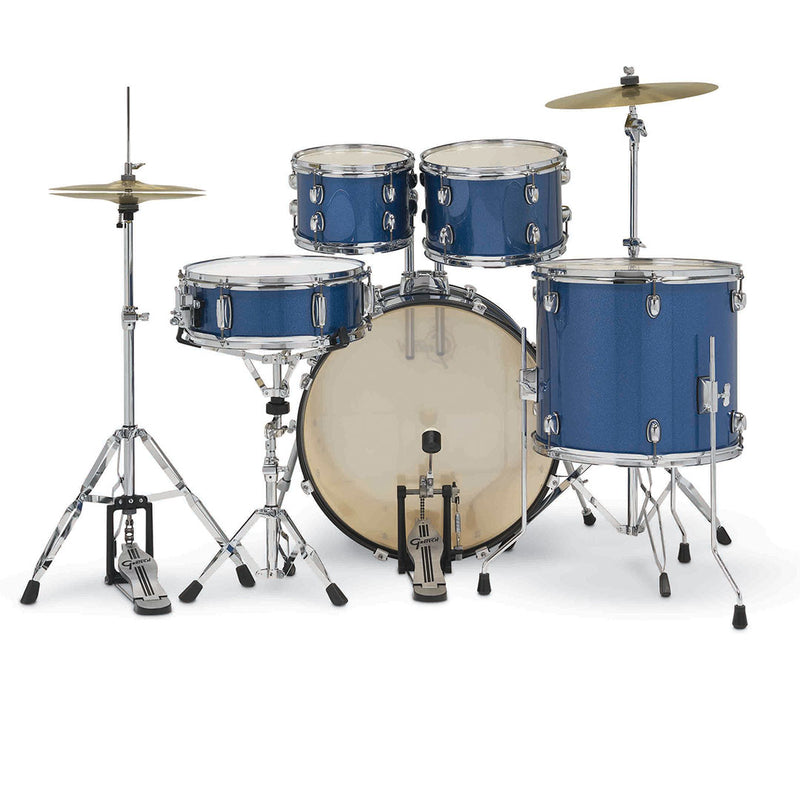 Batería Acústica Renegade - Blue Sparkle, 5 piezas RG-E625BS (INCLUYE HARDWARE Y PLATILLOS)