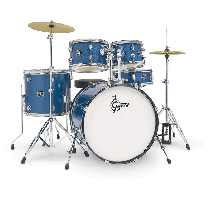 Batería Acústica Renegade - Blue Sparkle, 5 piezas RG-E625BS (INCLUYE HARDWARE Y PLATILLOS)