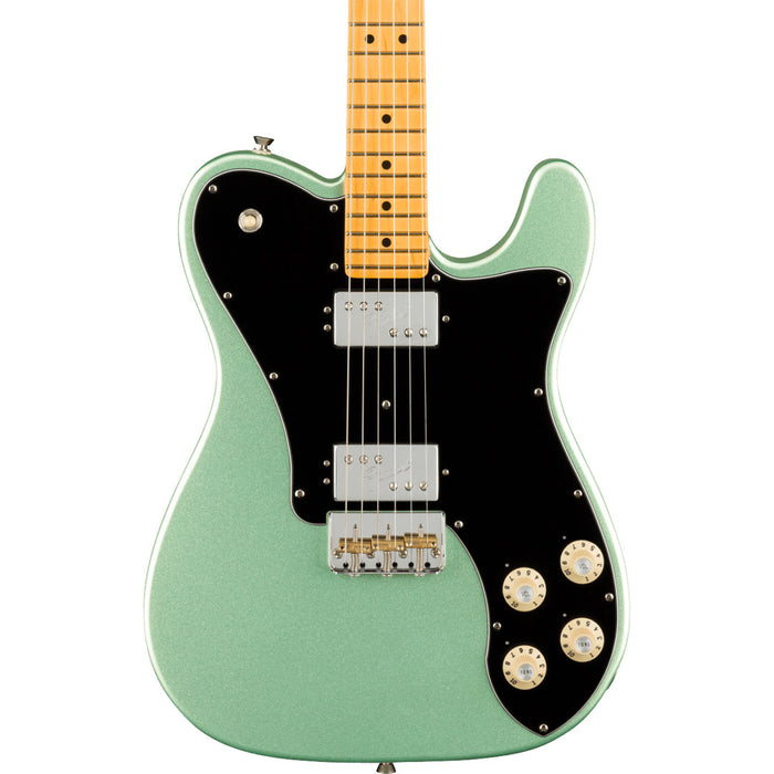 Guitarra Eléctrica Fender American Professional II Telecaster Deluxe con mástil de maple - Mystic Surf Green