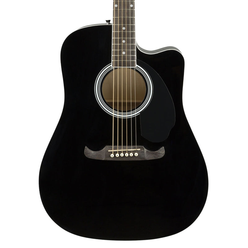 Guitarra Electroacústica Fender FA-125CE Dreadnought con mástil de nogal - Black