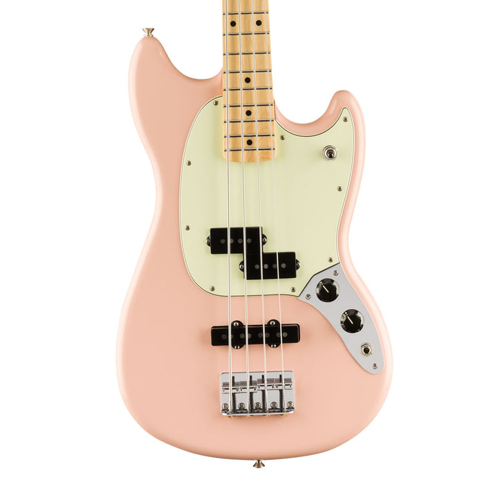 Bajo Eléctrico Fender Player Limited Edition PJ Mustang con mástil de maple - Shell Pink