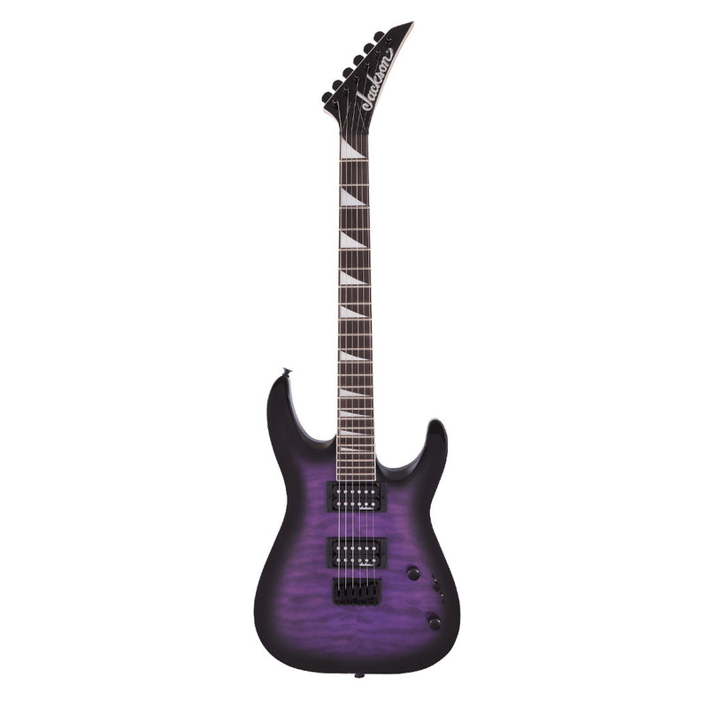 Guitarra Eléctrica Jackson JS Series Dinky® Arch Top JS32Q DKA HT con diapasón de Amaranto - Transparent Purple Burst