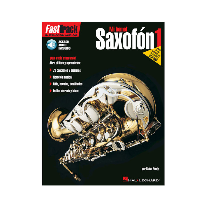 Libro Hal Leonard Fast Track Series - Saxofón 1 Edición Español