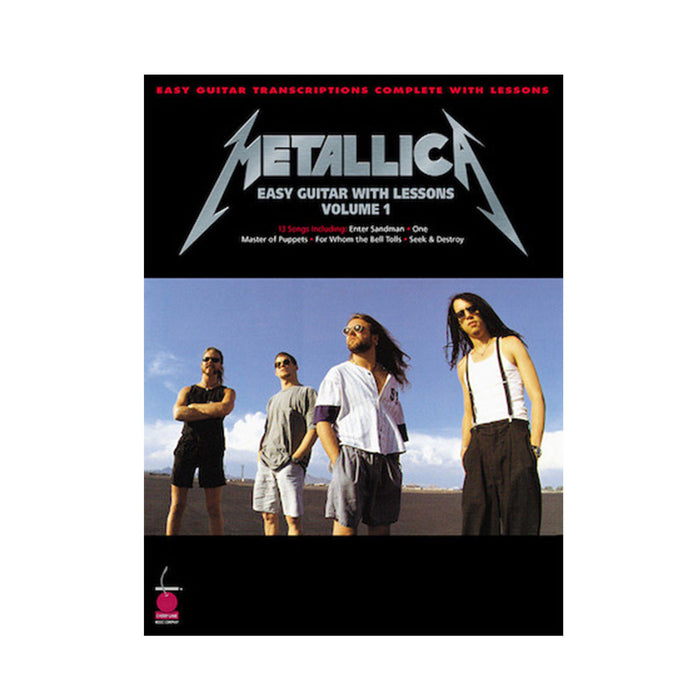 Libro Hal Leonard Easy Guitar Series - Metallica Volume 1