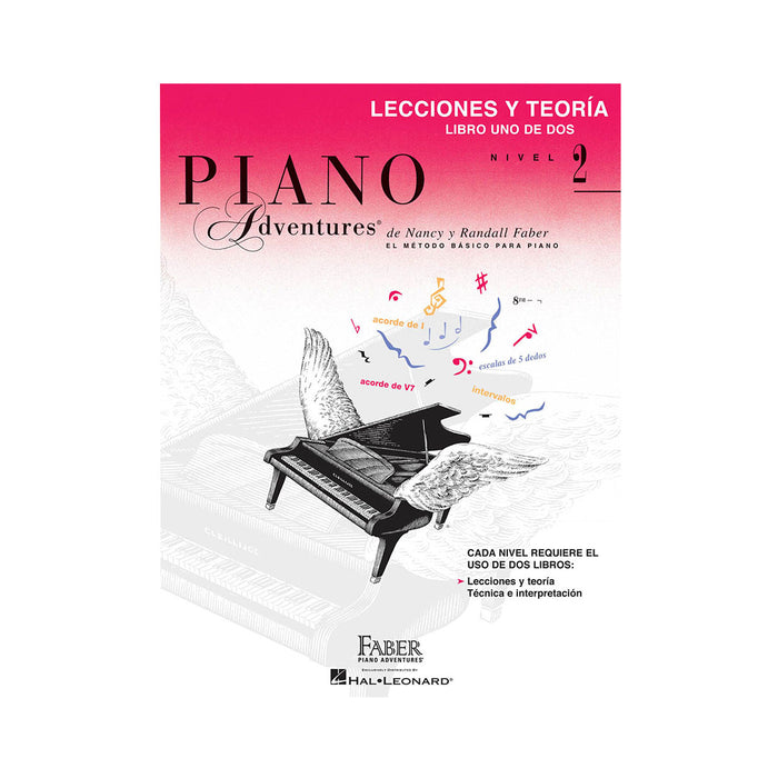 Libro Hal Leonard Faber Piano Adventures Series Edición Español - Lecciones y Teoría Libro Uno de Dos