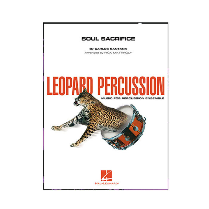 Libro Hal Leonard Leopard Percussion Ensemble Series - Soul Sacrifice