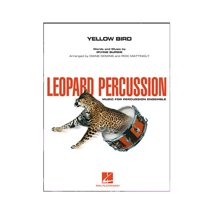 Libro Hal Leonard Leopard Percussion Ensemble Series - Yellow Bird
