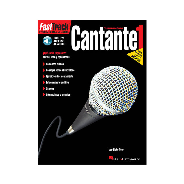 Libro Hal Leonard Fast Track Singer Method Book Edición Español - Cantante 1