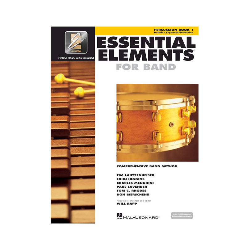 Libro Hal Leonard Essential Elements - Essential Elements for Band Percussion / Keyboard Percussion Libro 1 con Eei