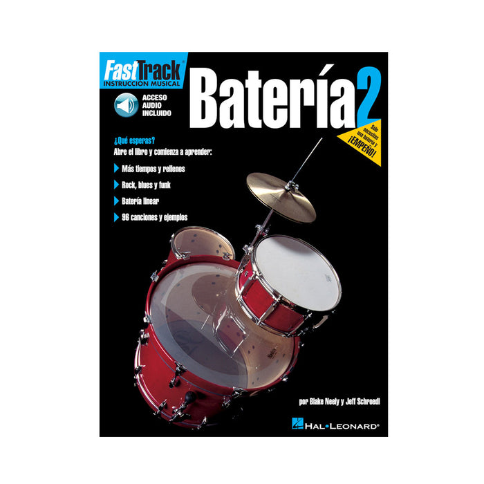Libro Hal Leonard Fast Track Drum Method Edición Español - Batería 2