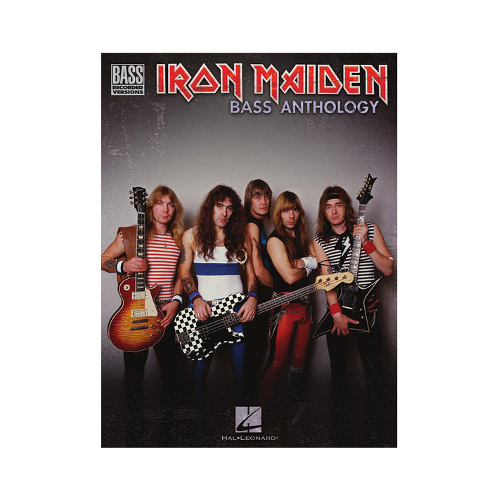 Libro Hal Leonard Bass Recorded Versions - Iron Maiden Bass Anthology