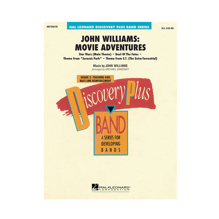 Libro Hal Leonard Discovery Plus Concert Band - John Williams: Movie Adventures
