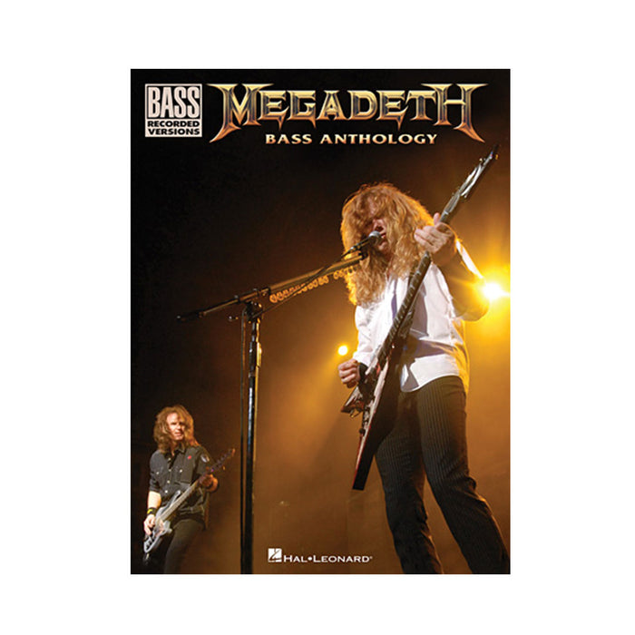 Libro Hal Leonard Bass Recorded Versions - Megadeth Bass Anthology
