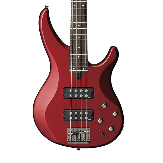 Bajo Eléctrico Yamaha TRBX304 con diapasón de Palorosa - Candy Apple Red