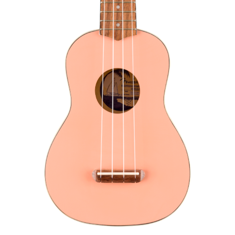 Ukulele Fender Venice Soprano Shell Pink
