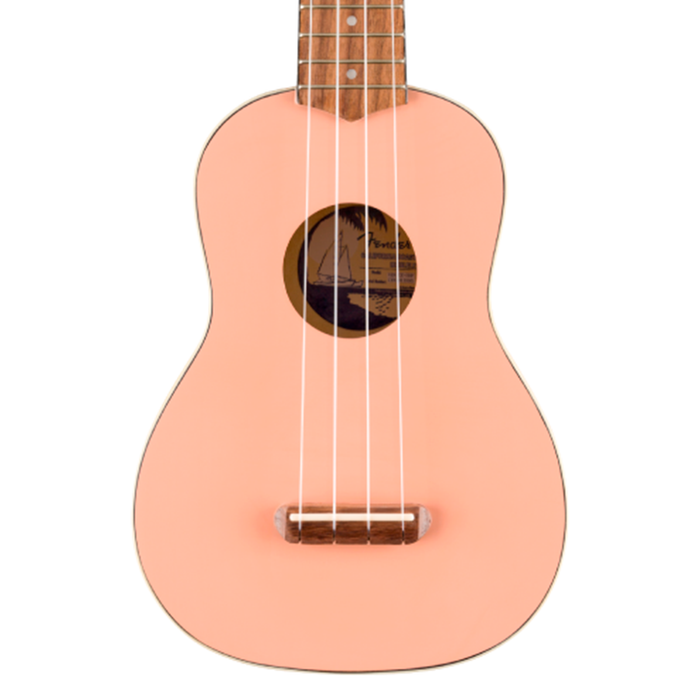 Ukulele Fender Venice Soprano Shell Pink