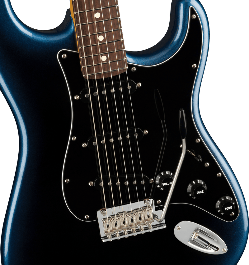 Guitarra Eléctrica Fender American Professional II Stratocaster con mástil de Palo Rosa - Dark Night
