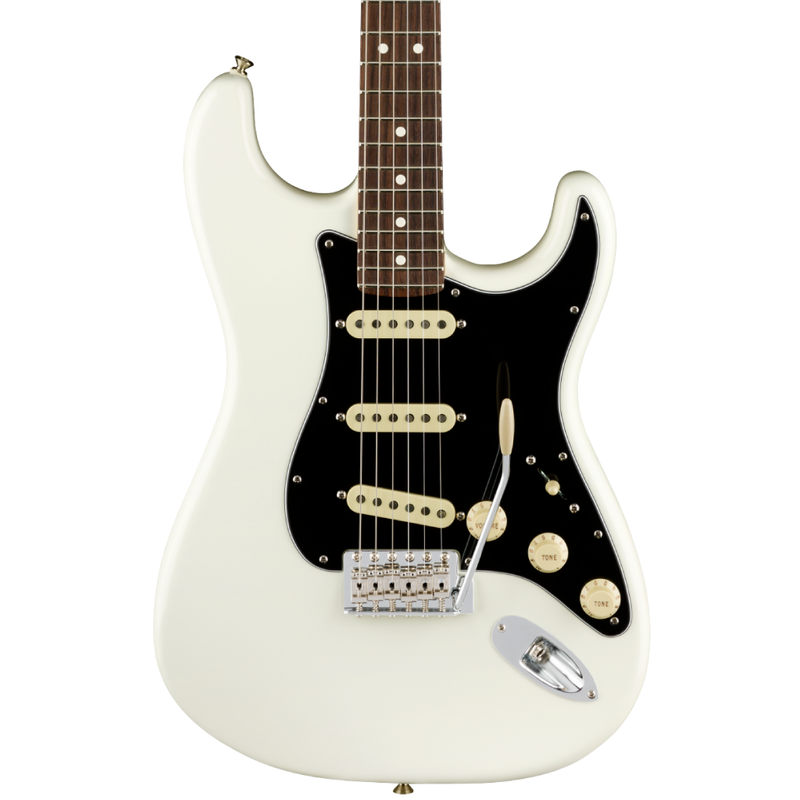 Guitarra Eléctrica Fender American Performer Stratocaster con mástil de Rosewood - Arctic White