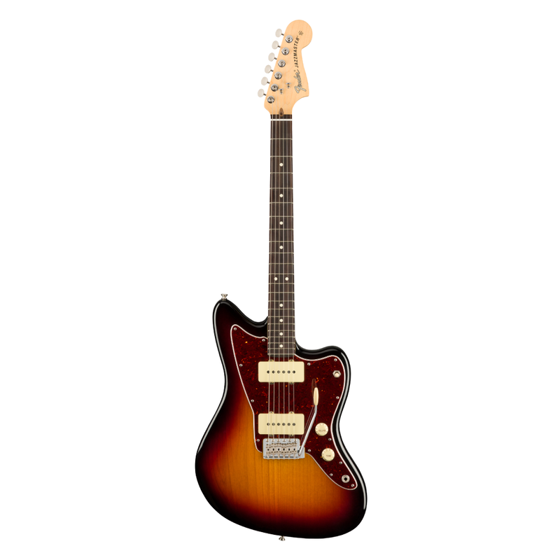 Guitarra Eléctrica FenderAmerican Performer Jazzmaster® con diapasón de Palo Rosa - 3 Tone Sunburst
